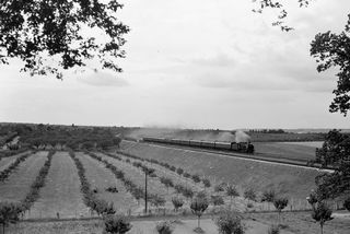 BR(S) U1 class 31895 near Newington, Kent with the 3.36pm Victoria - Ramsgate service on Sunday 17 Aug 1958 - C. Hogg [048516]