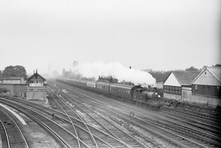 BR(S) M7 class 30132 at Wimbledon, Greater London on Saturday 25 Jun 1955 - C. Hogg [048819]
