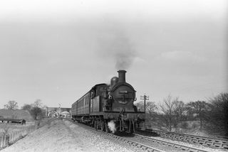 BR(S) H class 31278 near Edenbridge Town, Kent with a Tunbridge Wells West - Oxted service in Mar 1962 - C. Hogg [049108]