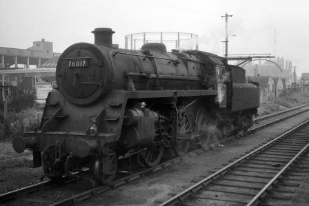 BR Std 4MT class 76017 at Northam, Hampshire on Tuesday 16 Sep 1958 - A. Postlewaite [050086]
