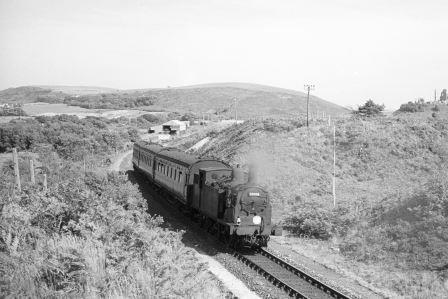 BR(S) M7 class 30108 at Worgret Junction, Dorset on Tuesday 09 Jul 1963 - A. Postlewaite [050115]