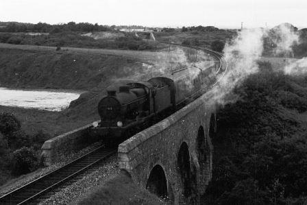 BR(S) Q class 30535 at Corfe Castle, Dorset on Wednesday 10 Jul 1963 - A. Postlewaite [050129]