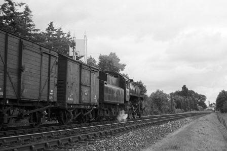 BR Std 4MT class 76026 at West Moors, Dorset on Friday 12 Jul 1963 - A. Postlewaite [050224]