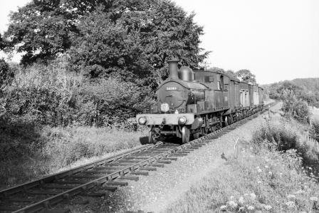 BR(S) 0415 class 30583 at Lyme Regis, Dorset on Monday 31 Aug 1959 - A. Postlewaite [050258]