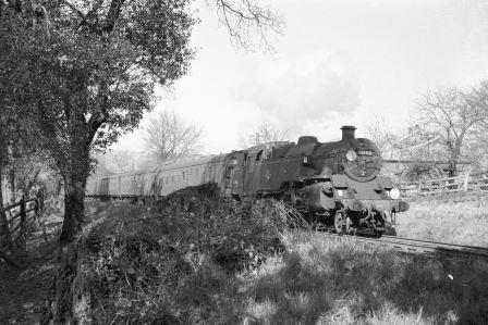 BR Std 4MT class 80144 at Oxted, Surrey on Saturday 04 Mar 1961 - A. Postlewaite [050540]