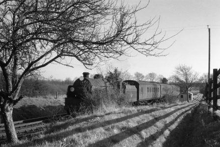 BR(S) U1 class 31895 at Hurst Green, Surrey on Saturday 04 Mar 1961 - A. Postlewaite [050554]