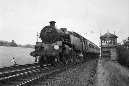 BR Std 4MT class 80151 at Redgate Mill Junction, East Sussex on Saturday 11 Jul 1959 - A. Postlewaite [050604]