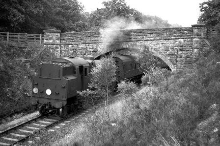 BR Std 4MT class 80017 at Redgate Mill Junction, East Sussex on Saturday 11 Jul 1959 - A. Postlewaite [050608]