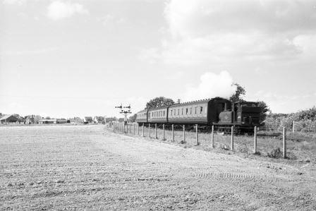 BR(S) Terrier class 32661 at Hayling Island, Hampshire on Monday 22 May 1961 - A. Postlewaite [050876]
