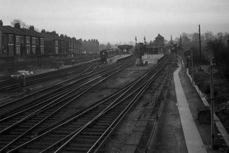 Herne Hill Station, Greater London on Saturday 14 Mar 1959 - A. Postlewaite [050921]