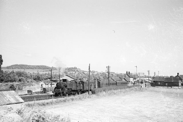 BR Std 3MT class 82002 at Evercreech Junction, Somerset on Monday 02 Jul 1962 - A. Postlewaite [051591]