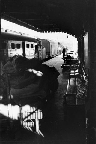 BR 1400 class 1453 & BR 6100 class 6128 at Stroud, Gloucestershire on Wednesday 15 Jul 1964 - A. Postlewaite [051646]