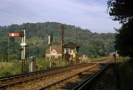 Mickleham Crossing, Surrey in Mar 1972 - J.J. Smith [060314]