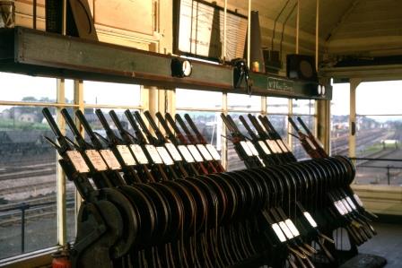 Barrow Hill Up Sidings Signal Box, Derbyshire on Friday 07 Jun 1974 - J.J. Smith [060523]