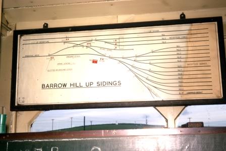 Barrow Hill Up Sidings Signal Box, Derbyshire on Friday 07 Jun 1974 - J.J. Smith [060524]