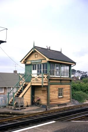 Southwick Signal Box, West Sussex in May 1967 - J.J. Smith [060543]