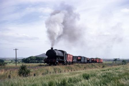 Loco with open wagons on Tuesday 25 Jul 1967 - J.J. Smith [060572]