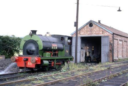 NCB Class Industrial 66 'Charles Nelson' at Allendene Shop Pit, Durham on Thursday 27 Jul 1967 - J.J. Smith [060577]