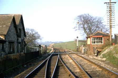 Lambrigg Crossing and Signal Box, Cumbria on Wednesday 14 Apr 1971 - J.J. Smith [060585]