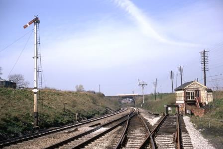 Eden Valley Junction Signal Box, Dyfed on Thursday 15 Apr 1971 - J.J. Smith [060591]