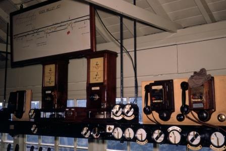 Eden Valley Junction Signal Box Internal, Cumbria in Aug 1971 - J.J. Smith [060597]