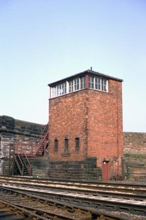 Penrith No.3 Signal Box, Cumbria in Aug 1971 - J.J. Smith [060598]