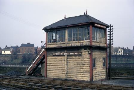 Dentonholme Goods Yard North Signal Box, Cumbria on Saturday 25 Mar 1972 - J.J. Smith [060631]