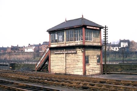 Dentonholme Goods Yard North Signal Box, Cumbria on Saturday 25 Mar 1972 - J.J. Smith [060634]