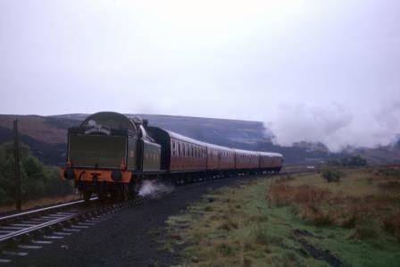 NYMR 29 with the 1.40pm Pickering to Grosmont on Sunday 30 May 1976 - J.J. Smith [060650]