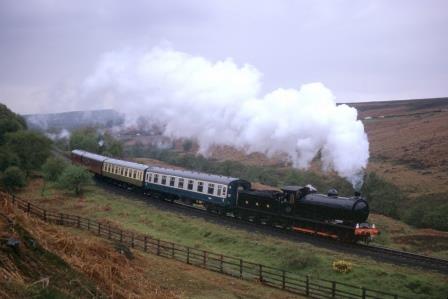 NYMR 2392 with the 2.00pm Grosmont to Pickering on Sunday 30 May 1976 - J.J. Smith [060651]