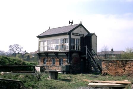 Balshaw Lane Signal Box, Lancashire on Easter Saturday 10 Apr 1971 - J.J. Smith [060689]