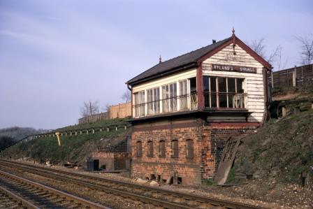 Rylands Sidings Signal Box, Lancashire on Easter Saturday 10 Apr 1971 - J.J. Smith [060699]