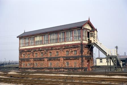 Farington Junction Signal Box, Lancashire on Easter Sunday 11 Apr 1971 - J.J. Smith [060709]