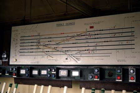 Ribble Sidings Signal Box, Lancashire on Easter Sunday 11 Apr 1971 - J.J. Smith [060716]
