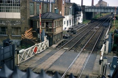 Bollo Lane Crossing Signal Box, Greater London on Saturday 22 Aug 1970 - J.J. Smith [060724]