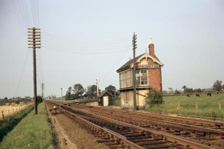 Firsby South Junction Signal Box, Lincolnshire on Saturday 29 Aug 1970 - J.J. Smith [060750]