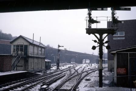 Sheffield South No. 1 Signal Box, Yorkshire on Saturday 20 Jan 1973 - J.J. Smith [060753]