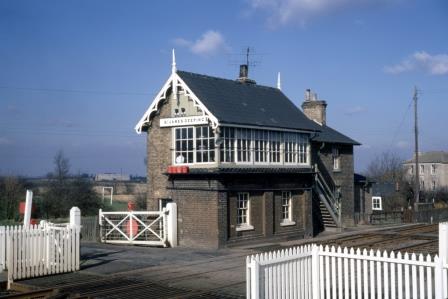 St James Deeping Signal Box & Crossing, Lincolnshire on Saturday 24 Feb 1973 - J.J. Smith [060776]