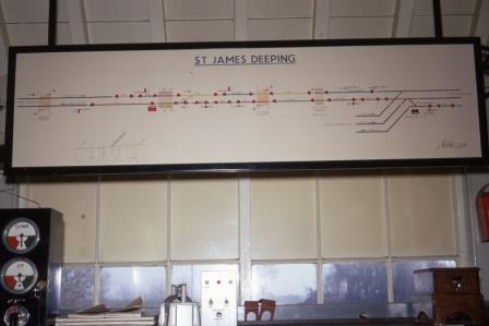 St James Deeping Signal Box & Crossing, Lincolnshire on Saturday 24 Feb 1973 - J.J. Smith [060778]