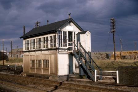 Yaxley Signal Box, Cambridgeshire on Saturday 24 Feb 1973 - J.J. Smith [060781]