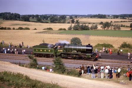LNER D49 class 246 'Morayshire' at Shildon to Heighington Cavalcade, Durham on Sunday 31 Aug 1975 - J.J. Smith [060798]