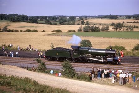GWR Manor class 7808 'Cookham Manor' at Shildon to Heighington Cavalcade, Durham on Sunday 31 Aug 1975 - J.J. Smith [060800]