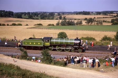 LNER B1 class 1306 'Mayflower' at Shildon to Heighington Cavalcade, Durham on Sunday 31 Aug 1975 - J.J. Smith [060803]