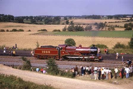 MR 4P class 1000 at Shildon to Heighington Cavalcade, Durham on Sunday 31 Aug 1975 - J.J. Smith [060814]