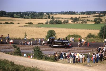 Bluebell Railway A1X class 'Fenchurch' at Shildon to Heighington Cavalcade, Durham on Sunday 31 Aug 1975 - J.J. Smith [060822]
