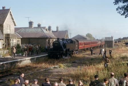 BR(M) 4P class 42405 at Middleton in Teesdale Station, Durham with the "RCTS & SLS North Eastern Tour" Rail Tour on Monday 30 Sep 1963 - J.J. Smith [060902]