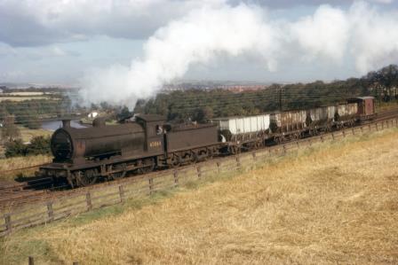 BR(E) J27 class 65864 east of Cox Green, Northumberland on Wednesday 02 Oct 1963 - J.J. Smith [060904]