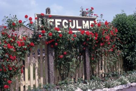 Uffculme Station Name board, Devon on Saturday 30 Jun 1962 - J.J. Smith [060919]