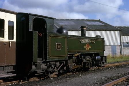 Vale of Rheidol Railway 9 'Prince of Wales' at Aberystwyth, Dyfed on Thursday 30 Aug 1962 - J.J. Smith [060929]