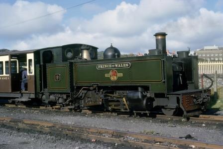 Vale of Rheidol Railway 9 'Prince of Wales' at Aberystwyth, Dyfed on Thursday 30 Aug 1962 - J.J. Smith [060930]
